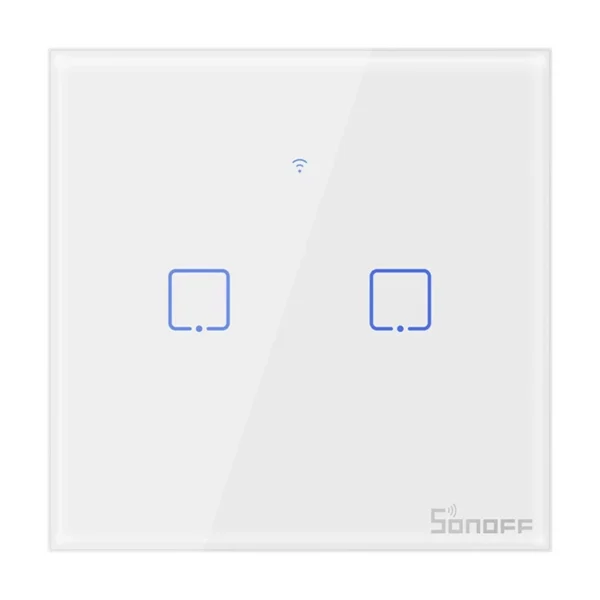 Smart Switch WiFi Sonoff T0 EU TX (2-channel)