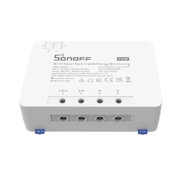 Smart WiFi switch with Energy Monitoring Sonoff POWR3 (25A/5500W)