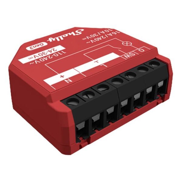 Shelly 1PM Gen3 Controller, WiFi/Bluetooth